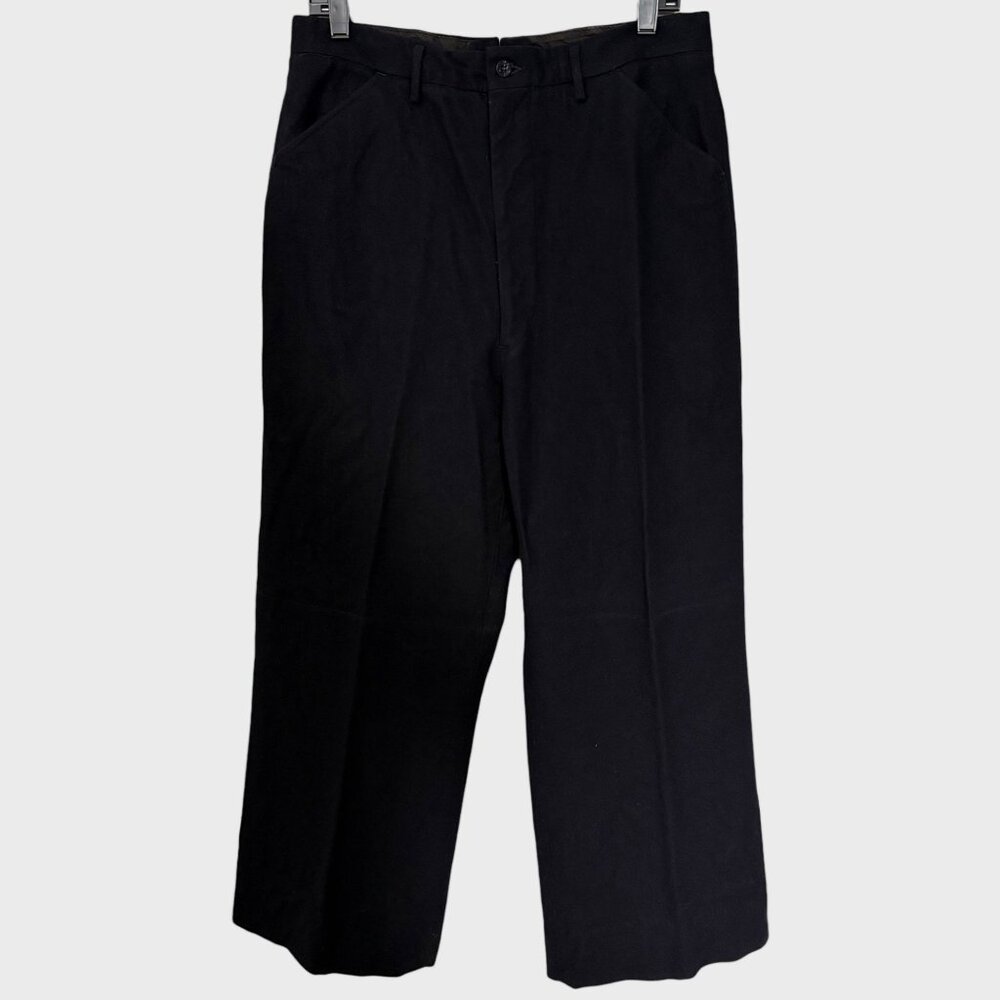 Vintage WWII US Navy CPO Officer Wool Pants Blue Men's 34 Naval Clothing Factory